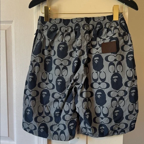 BAPE x Coach shorts